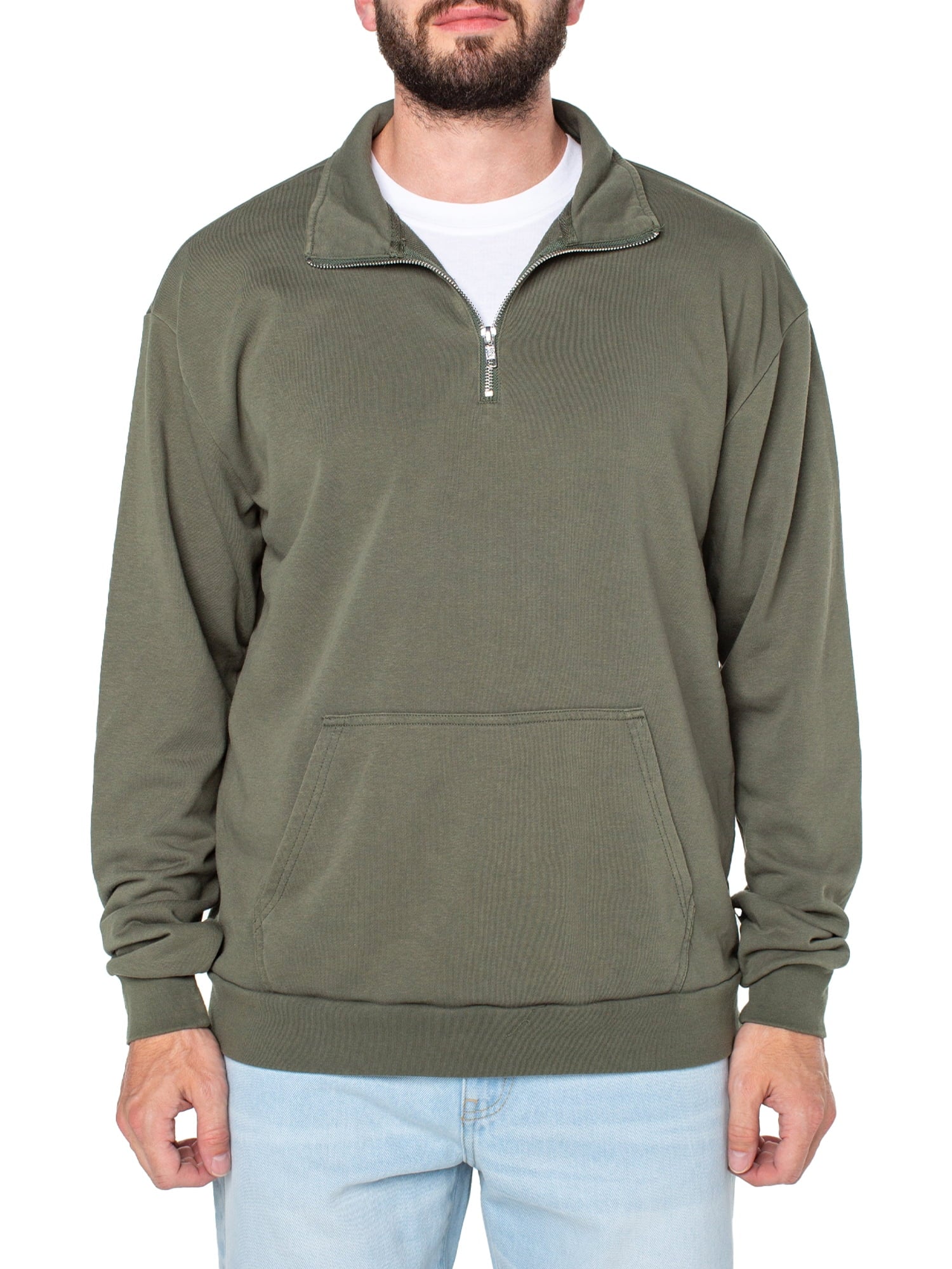 DCR CLOTHING ARTICLE # 5801 FIL Adult Unisex Men's Zip Up Hoodie w Fleece Hooded Jacket Jumper Basic Blank Plain